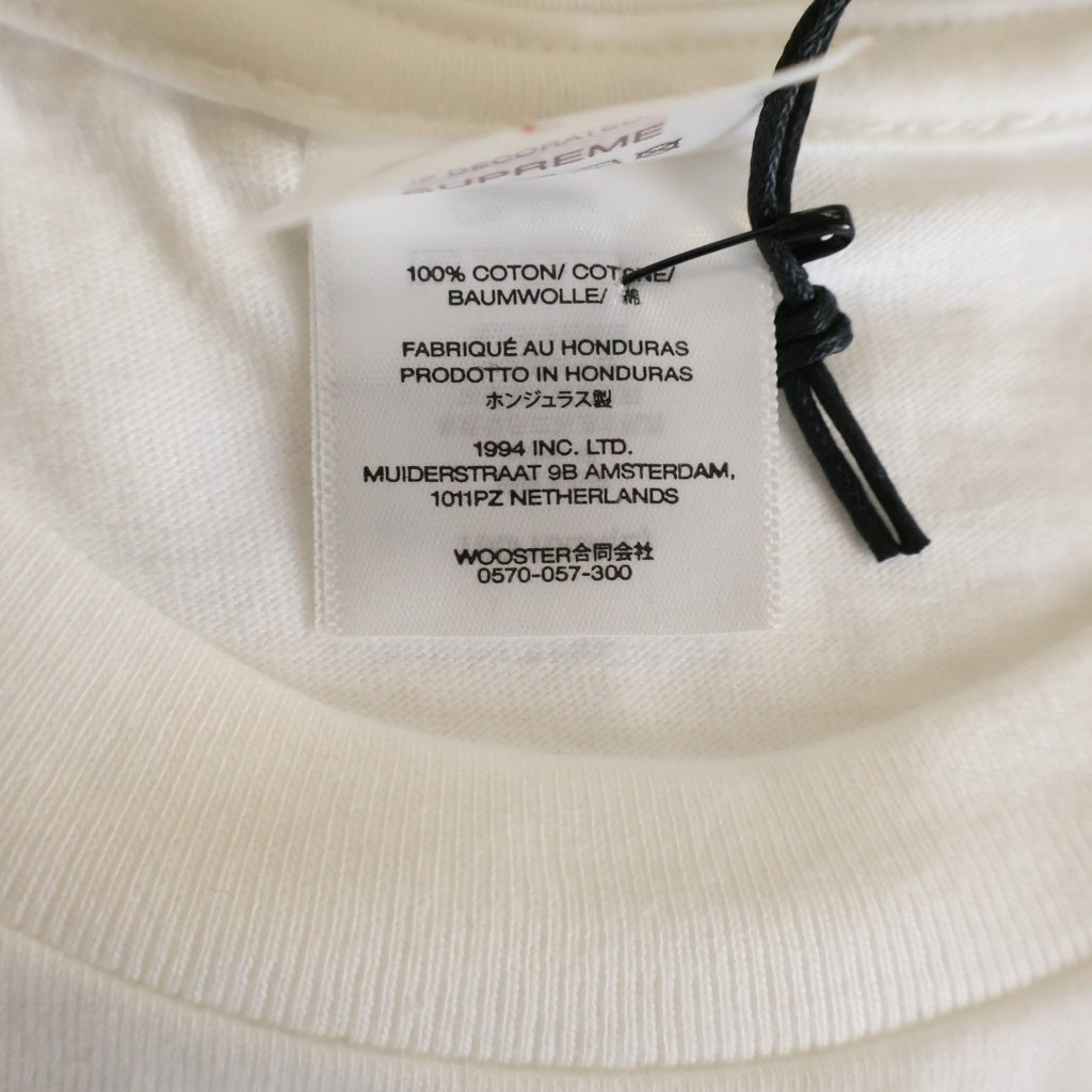 SUPREME(シュプリーム) 25AW ×Y's Thinker Tee ワイズ シンカー コットン クルーネック 半袖Tシャツ カットソー ホワイト