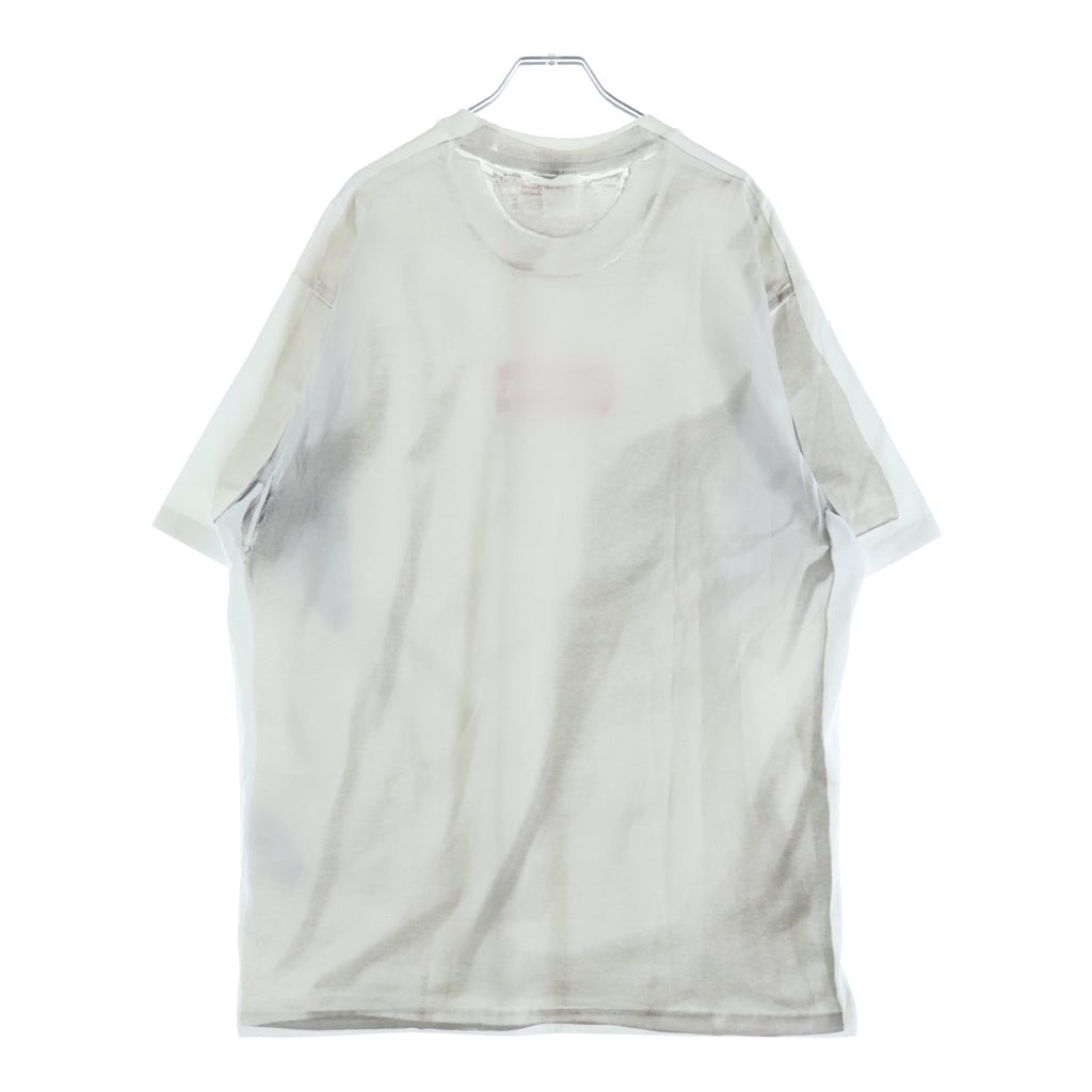 SUPREME(シュプリーム) 24SS ×MM6 Maison Margiela Box Logo Tee エムエム6メゾンマルジェラ ボックスロゴ プリントデザイン クルーネック 半袖Tシャツ カットソー ホワイト