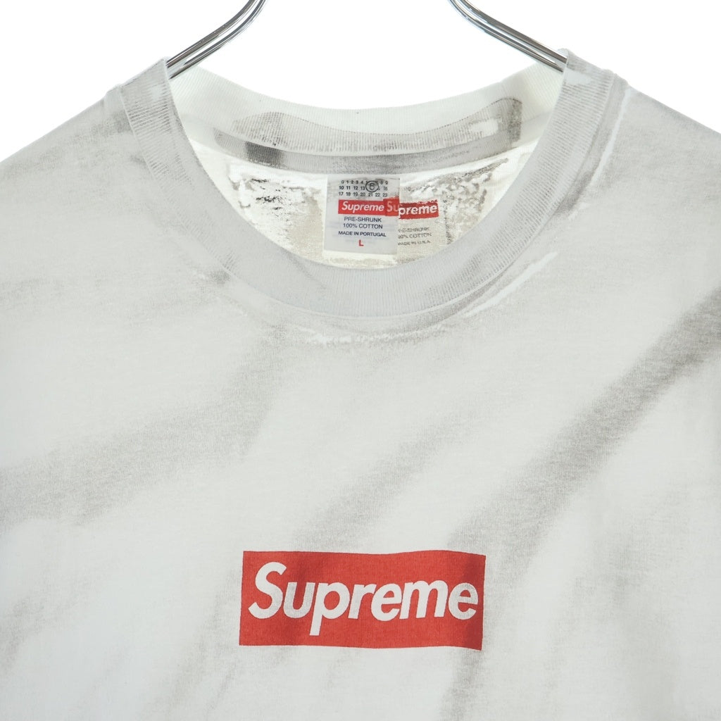 SUPREME(シュプリーム) 24SS ×MM6 Maison Margiela Box Logo Tee エムエム6メゾンマルジェラ ボックスロゴ プリントデザイン クルーネック 半袖Tシャツ カットソー ホワイト