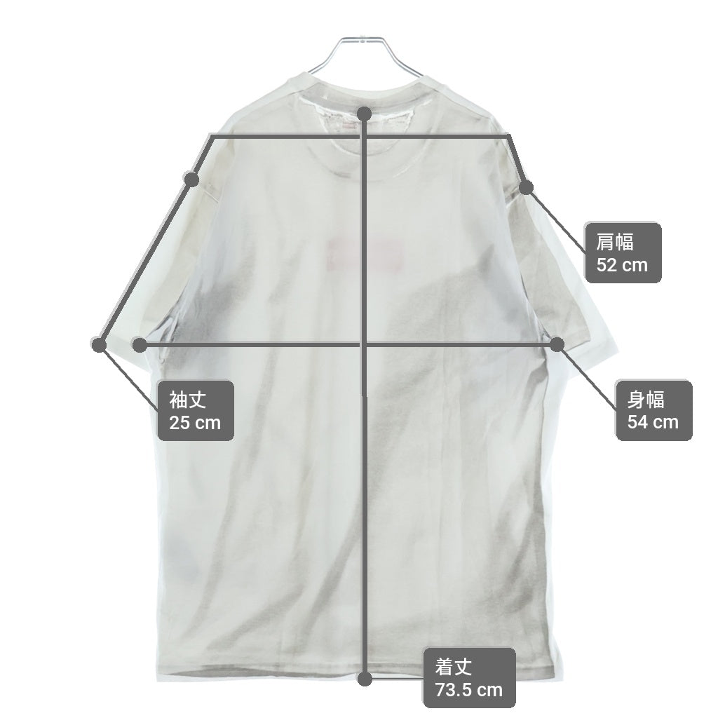 SUPREME(シュプリーム) 24SS ×MM6 Maison Margiela Box Logo Tee エムエム6メゾンマルジェラ ボックスロゴ プリントデザイン クルーネック 半袖Tシャツ カットソー ホワイト