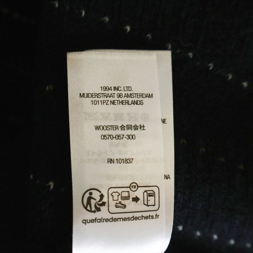 SUPREME(シュプリーム) 25SS Herringbone Cardigan ヘリンボーン ストライプ ウール ニットカーディガン ブラック