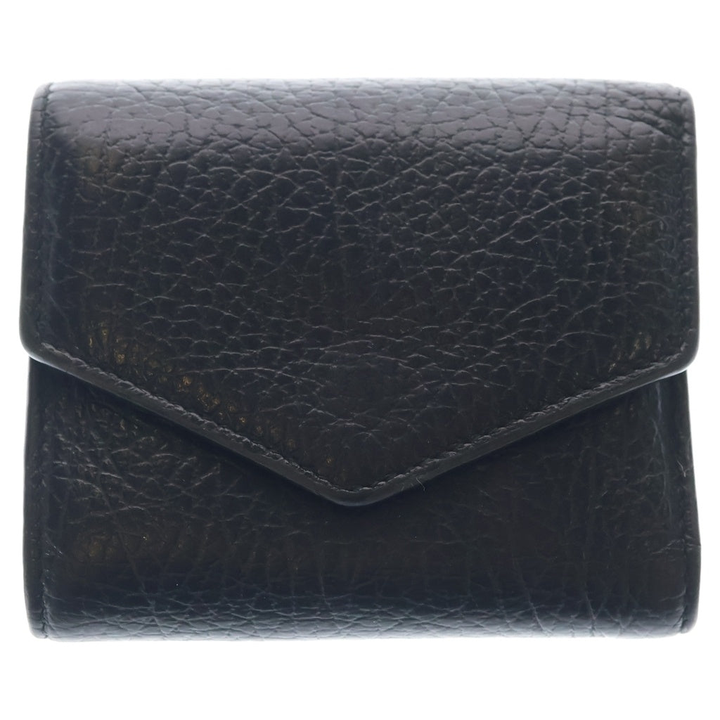 Maison Margiela(メゾンマルジェラ) TRI-FOLD WALLET 4ステッチ レザーウォレット 3つ折り財布 ブラック S56U10136 P0399 T8013