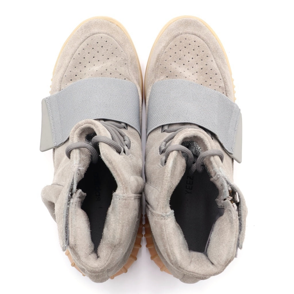 adidas(アディダス) YEEZY BOOST 750 LIGHT GREY イージーブースト750 サイドジップ ベルクロストラップ ハイカットスニーカー グレー US10.5/27.5cm BB1840
