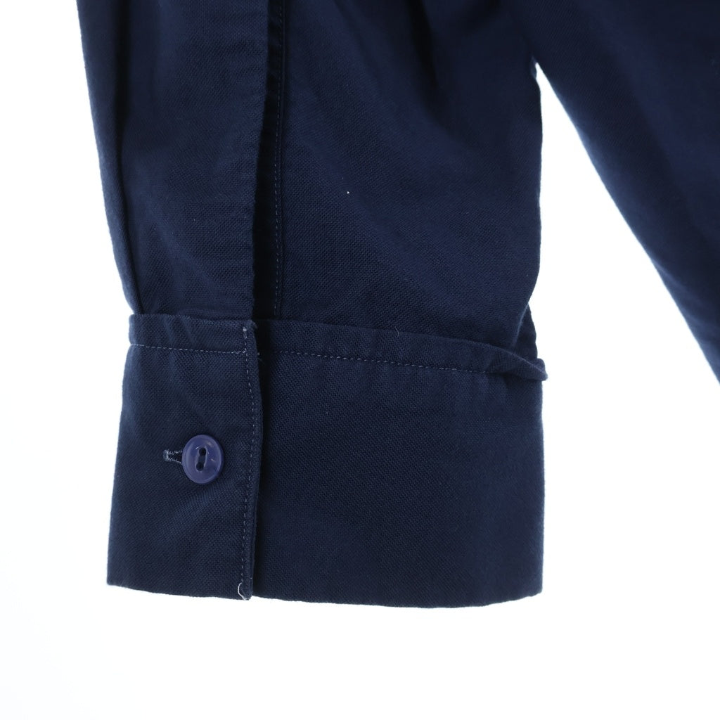 MAISON MIHARAYASUHIRO(メゾンミハラヤスヒロ) 21SS in・stru(men-tal) Long-Sleeve Oxford Shirt インストルメンタル ロングスリーブ オックスフォード長袖シャツ ネイビー I06SH011