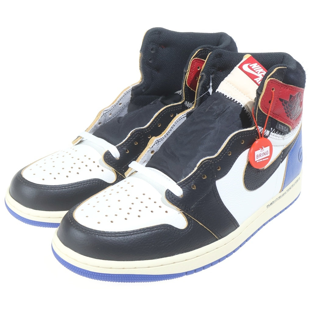 NIKE(ナイキ) ×FRAGMENTDESIGN ×UNION AIR JORDAN 1 HIGH OG フラグメントデザイン ユニオン エアジョーダン 1 ハイカットスニーカー マルチカラー US11/29cm IO7847-002