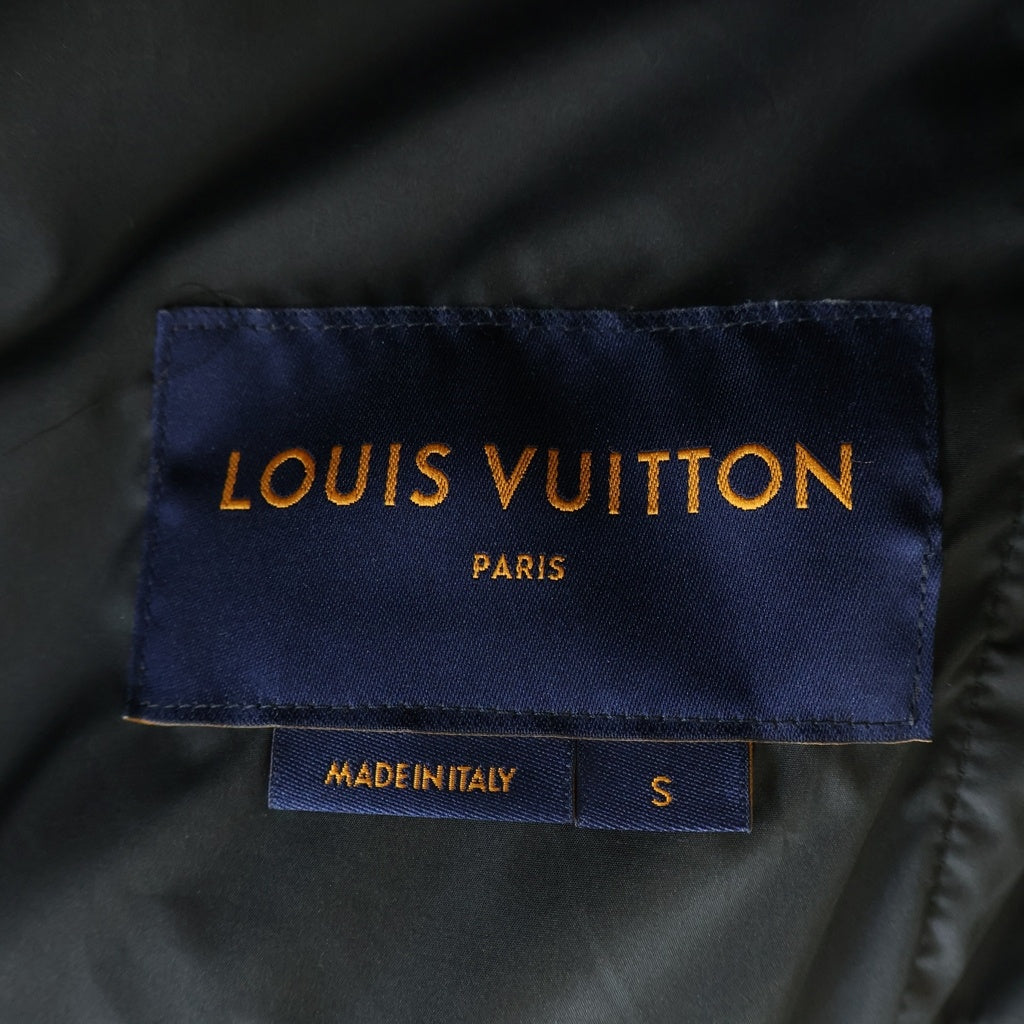 LOUIS VUITTON(ルイヴィトン) 19AW Monogram Boyhood Puffer Vest モノグラム ボーイフッド パファー レザー ダウンベスト ブラック HHL84WREY