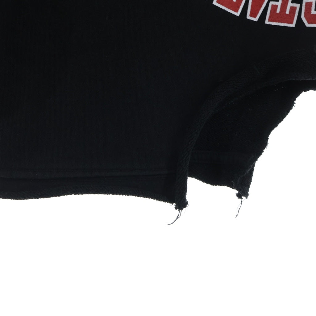 NO BRAND(ノーブランド) Protocol Index(プロトコルインデックス) 26SS Reconstructed Sweat Shorts 再構築 ドッキング加工 スウェットショーツ ハーフパンツ ブラック