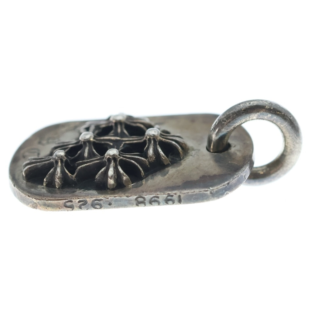 CHROME HEARTS(クロムハーツ) RAISED DOGTAG レイズドドッグタグ チャーム シルバー ネックレストップ