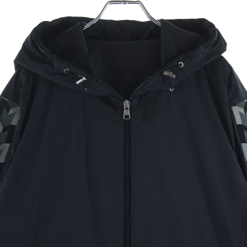 MONCLER(モンクレール) 24SS MOYSE GIUBBOTTO NYLON JACKET モイース ジュボット ジップアップ ナイロン ジャケット ブラック J10911A00047