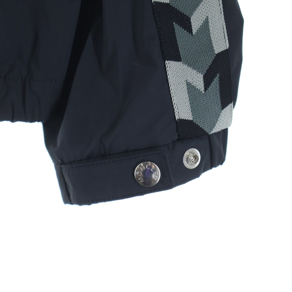 MONCLER(モンクレール) 24SS MOYSE GIUBBOTTO NYLON JACKET モイース ジュボット ジップアップ ナイロン ジャケット ブラック J10911A00047