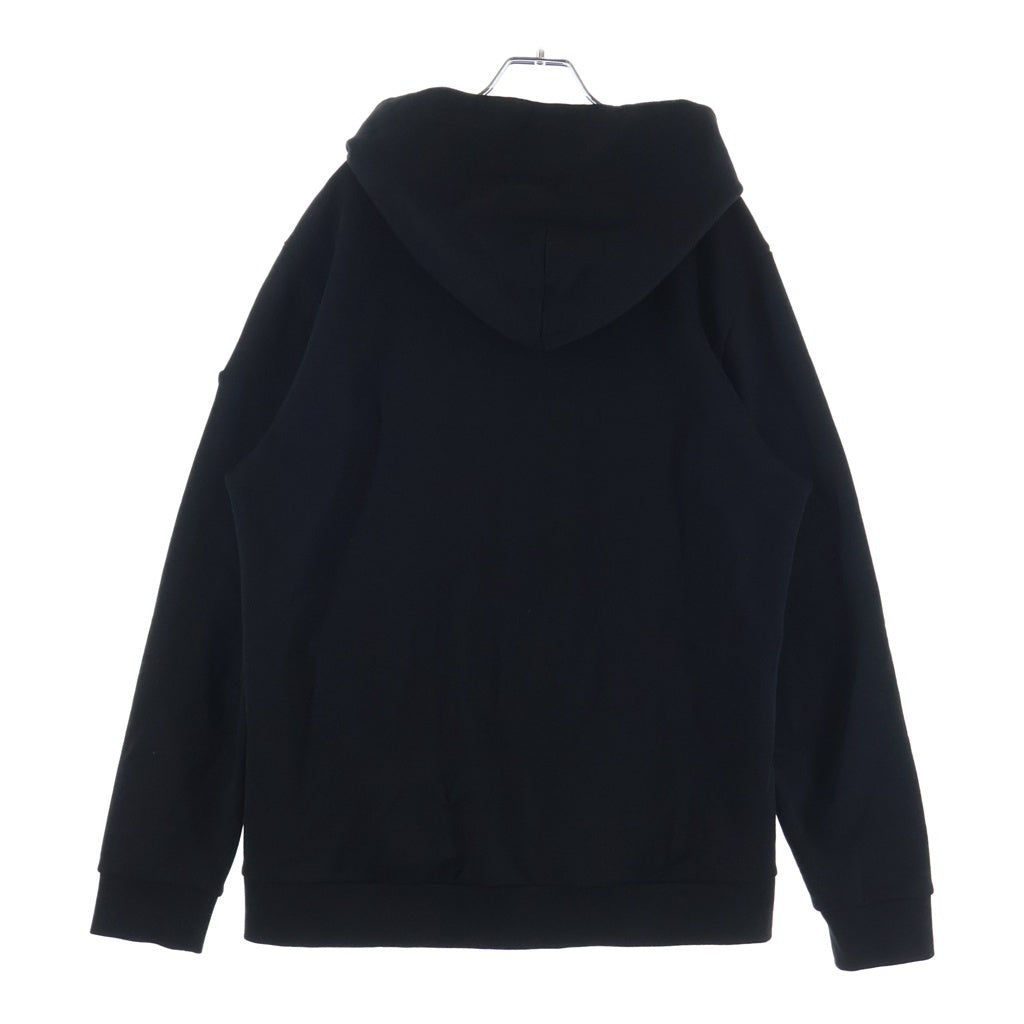 MONCLER(モンクレール) 24SS LOGO MOTIF HOODIE ロゴプリント プルオーバーパーカー フーディー ブラック J10918G00038