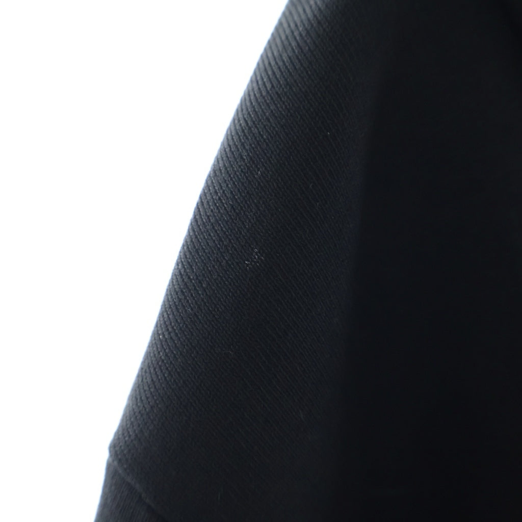 MONCLER(モンクレール) 24SS LOGO MOTIF HOODIE ロゴプリント プルオーバーパーカー フーディー ブラック J10918G00038