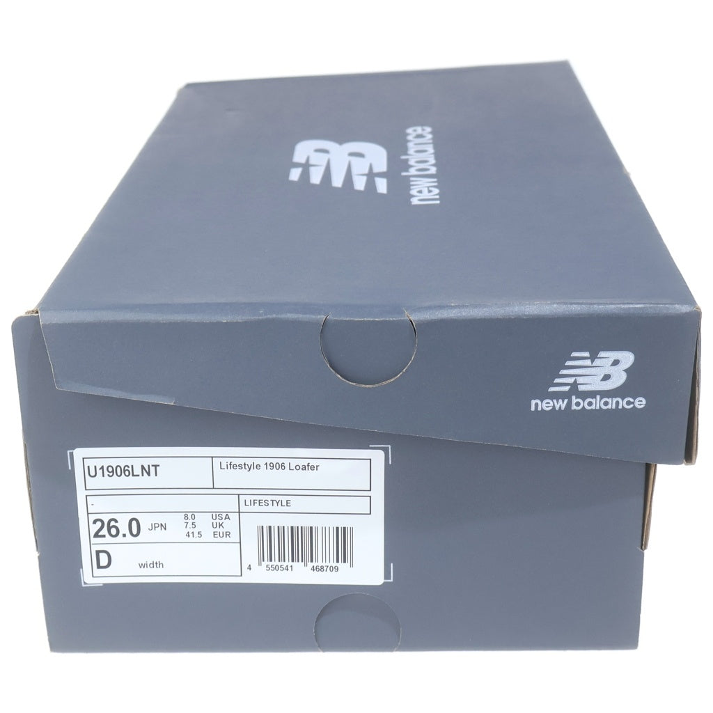 New Balance(ニューバランス) U1906LNT スウェード ローファー スニーカー ブラック US8/26cm