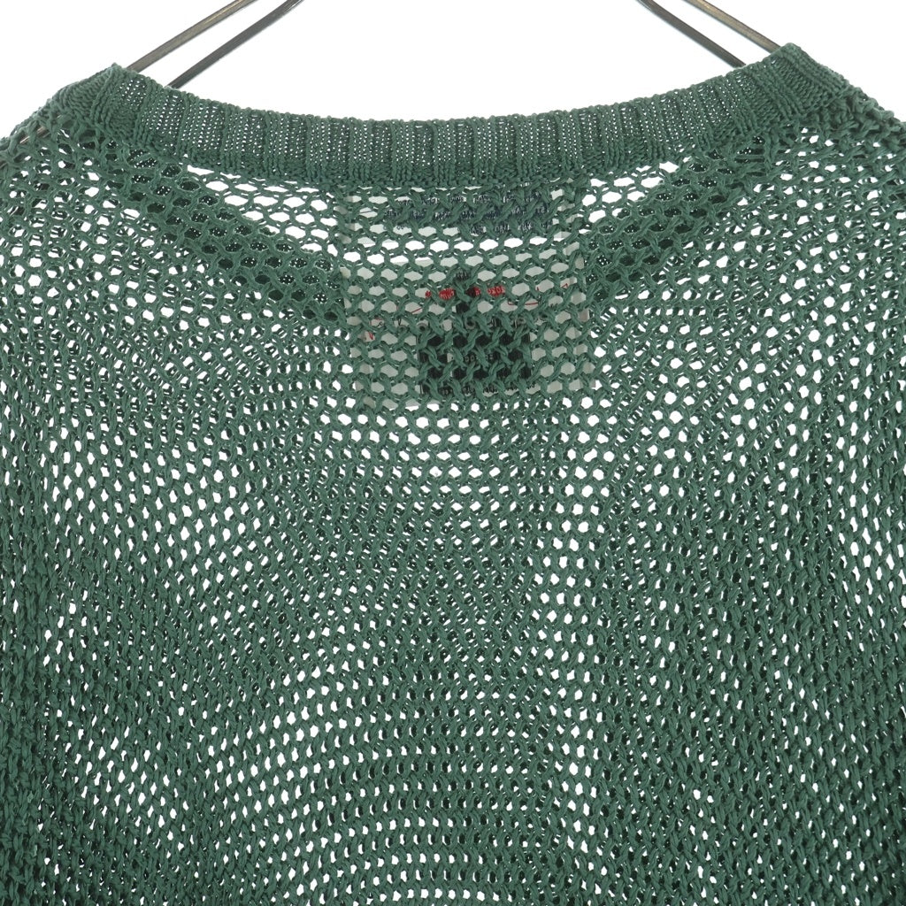 DAIRIKU(ダイリク) 20SS Pullover Fringe Net Knit プルオーバーフリンジ ネットニット グリーン 20SS K-1