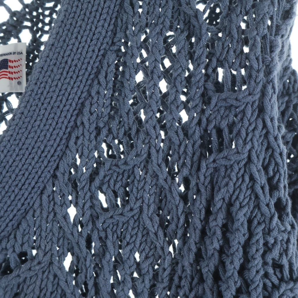 DAIRIKU(ダイリク) 21SS Flower Pattern Hand Knitting Cardigan フラワーパターン ハンドニッティング カーディガン ブルー 21SS K-4