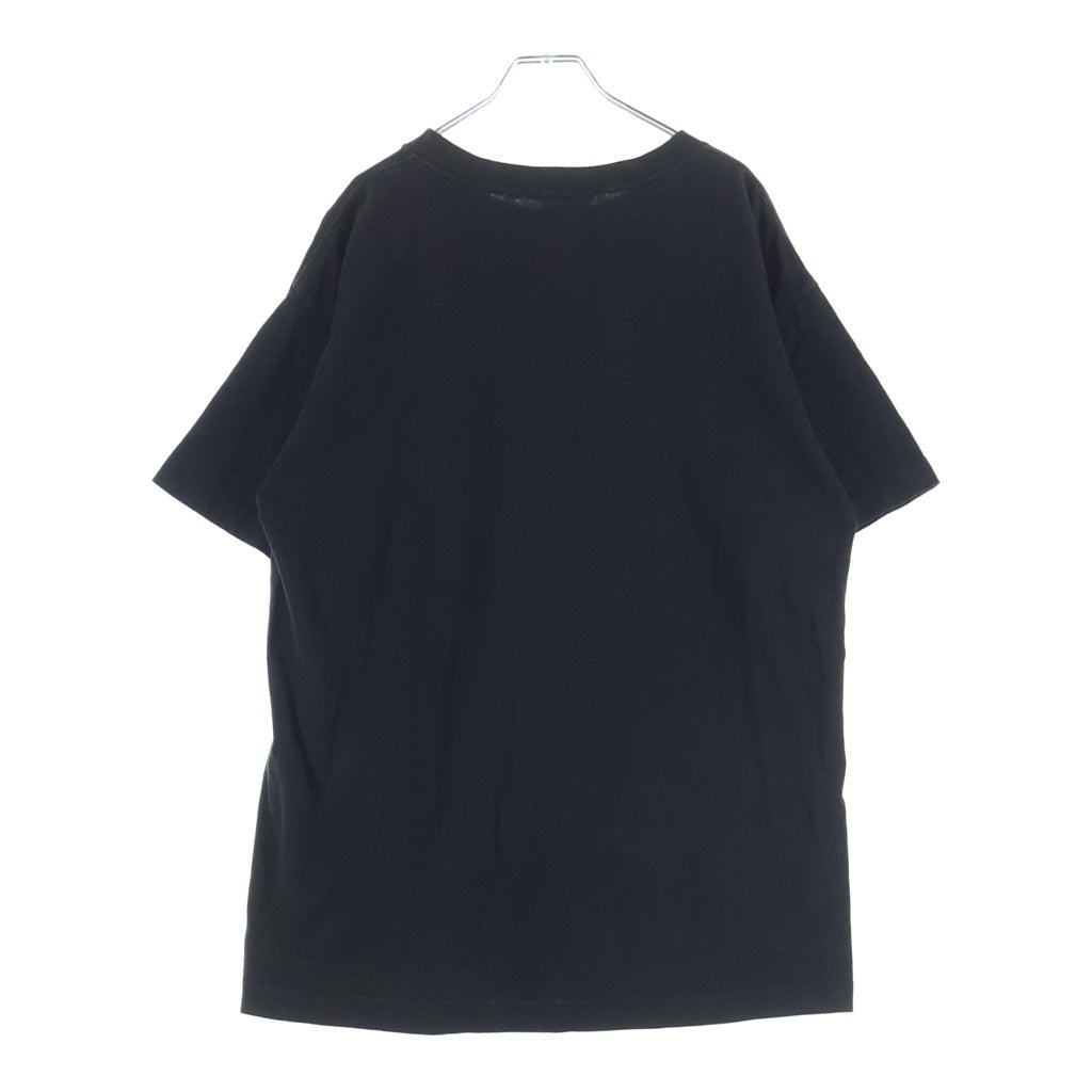 SAINT MICHAEL(セントマイケル) 21SS LOGO SS TEE コットン ロゴ プリント クルーネック 半袖Tシャツ カットソー ブラック SM-S21-0001-008