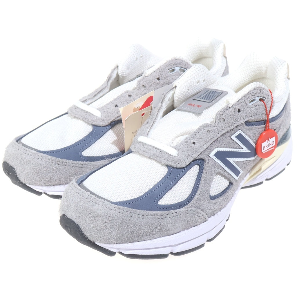 New Balance(ニューバランス) U990TA4 USA製 スウェードメッシュローカットスニーカー グレー US10.5/28.5cm