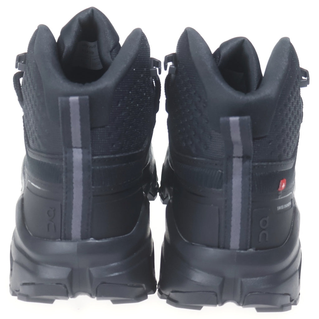 On(オン) WMNS CLOUDROCK MID WATERPROOF クラウドロック ウォータープルーフ ミッドカットスニーカー ブラック US8/25cm 3WF10131043 レディース