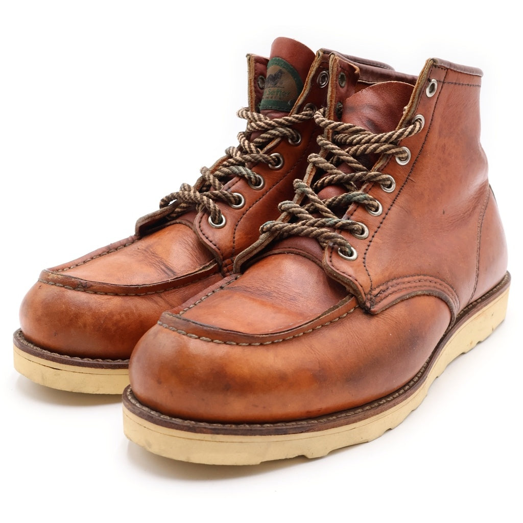RED WING(レッド ウイング) 90S VIINTAGE 875 IRISH SETTER ヴィンテージ アイリッシュセッター 半円犬タグ 6インチ クラシックモックブーツ ブラウン