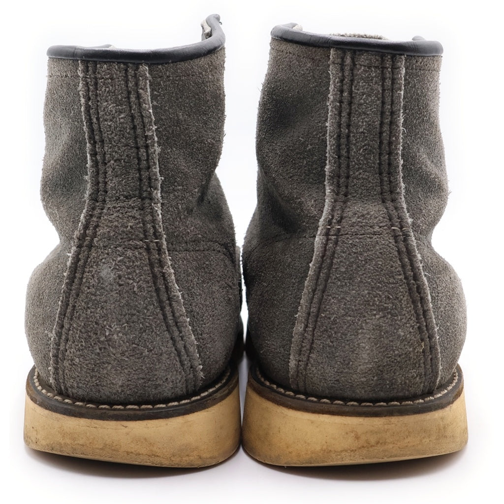 RED WING(レッド ウイング) 8870 BEAMS別注 ラフアウトレザー 6インチ クラシックモックブーツ グレー