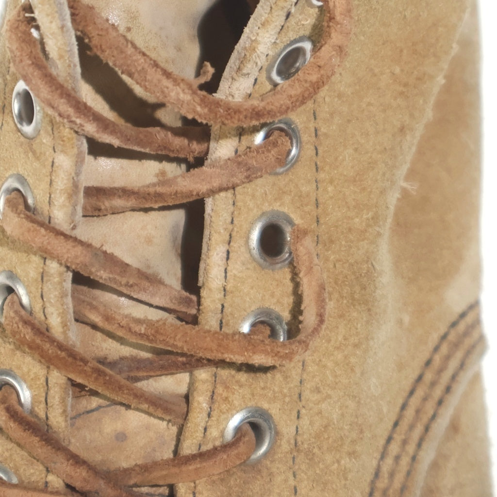 RED WING(レッド ウイング) 90S VINTAGE 8167 6INCH CLASSIC ROUND ヴィンテージ 半円犬タグ スウェードレザー 6インチ クラシックラウンドブーツ ブラウン