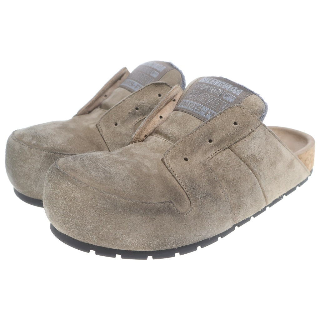 BALENCIAGA(バレンシアガ) 26SS DUMBO MULE ダンボ ヴィンテージ加工 スウェードミュール サンダル ブラウン 852708 WCB42