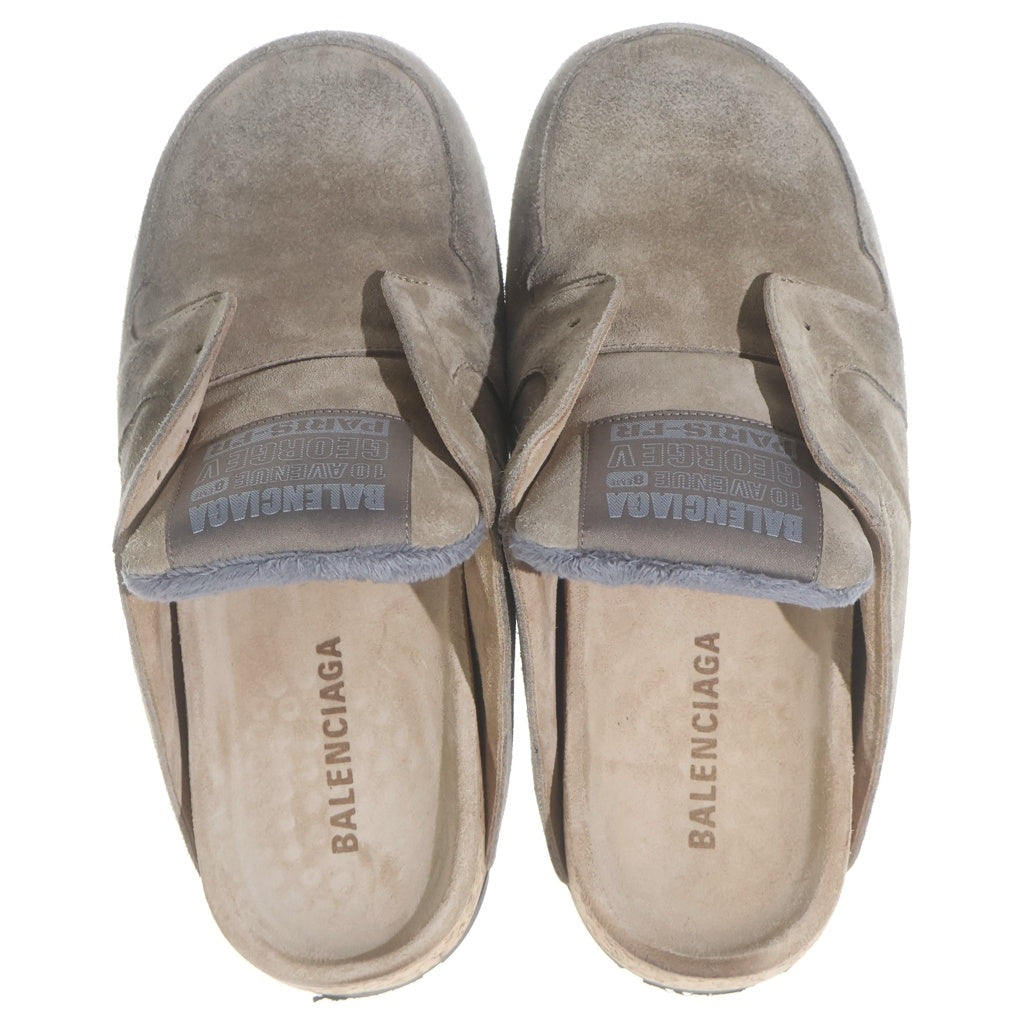 BALENCIAGA(バレンシアガ) 26SS DUMBO MULE ダンボ ヴィンテージ加工 スウェードミュール サンダル ブラウン 852708 WCB42