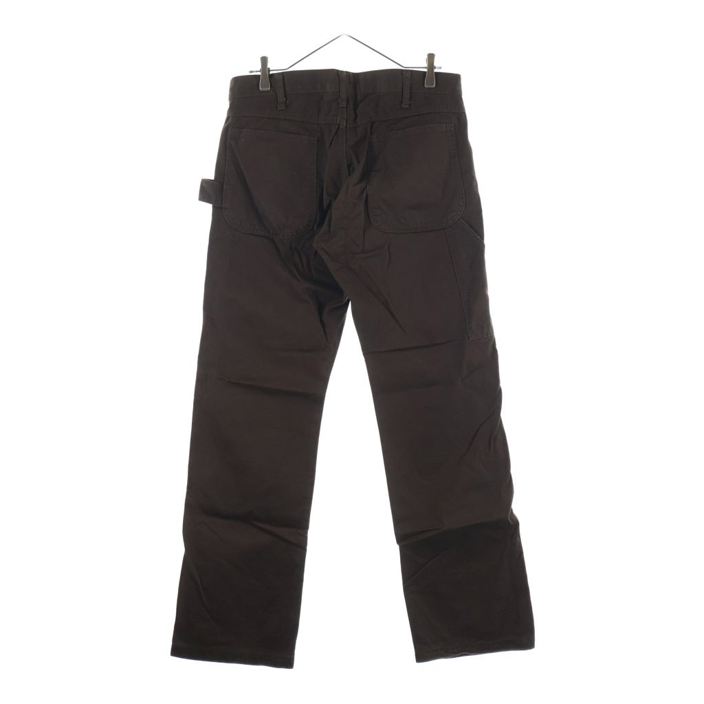 COMME des GARCONS HOMME(コムデギャルソンオム) 04AW AD2004 ハンマーループ付き コットン ペインターパンツ ブラウン HN-P020