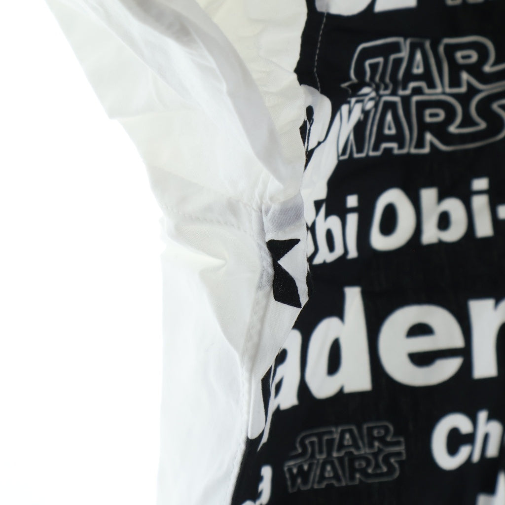 COMME des GARCONS SHIRT(コムデギャルソンシャツ) 12AW STAR WARS グラフィックプリント レギュラーカラー長袖シャツ ブラック/ホワイト W20112