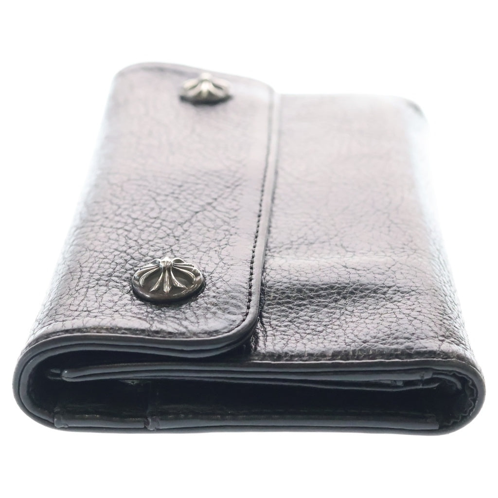 CHROME HEARTS(クロムハーツ) WAVE ウェーブ レザーウォレット 財布 ブラック