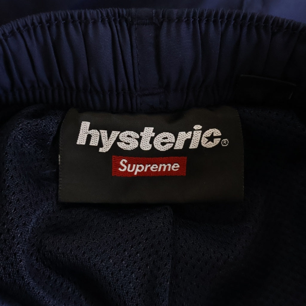 SUPREME(シュプリーム) 24AW ×HYSTERIC GLAMOUR Track Pant ヒステリックグラマー サイドライン ナイロントラックパンツ ネイビー