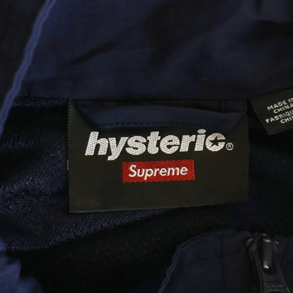 SUPREME(シュプリーム) 24AW ×HYSTERIC GLAMOUR Track Jacket ヒステリックグラマー サイドライン ナイロン トラックジャケット ネイビー