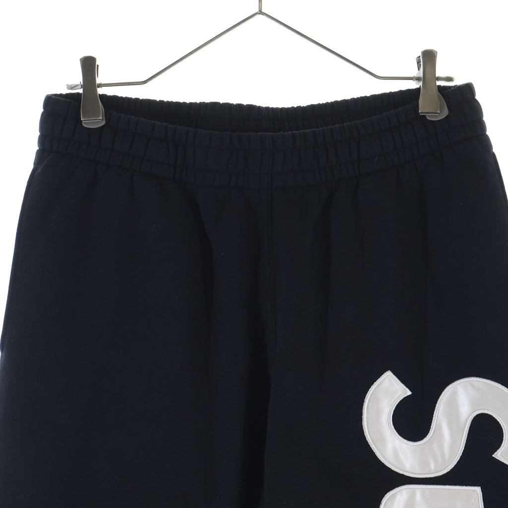 SUPREME(シュプリーム) 24AW SATIN APPLIQUE SWEATPANT サテン アプリーケ スウェットパンツ ブラック