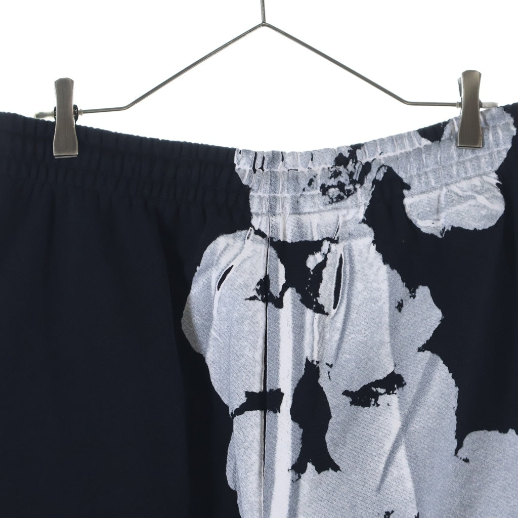 DENIM TEARS(デニムティアーズ) BIG COTTON WREATH SWEATPANTS ビッグコットンリース スウェットパンツ ブラック