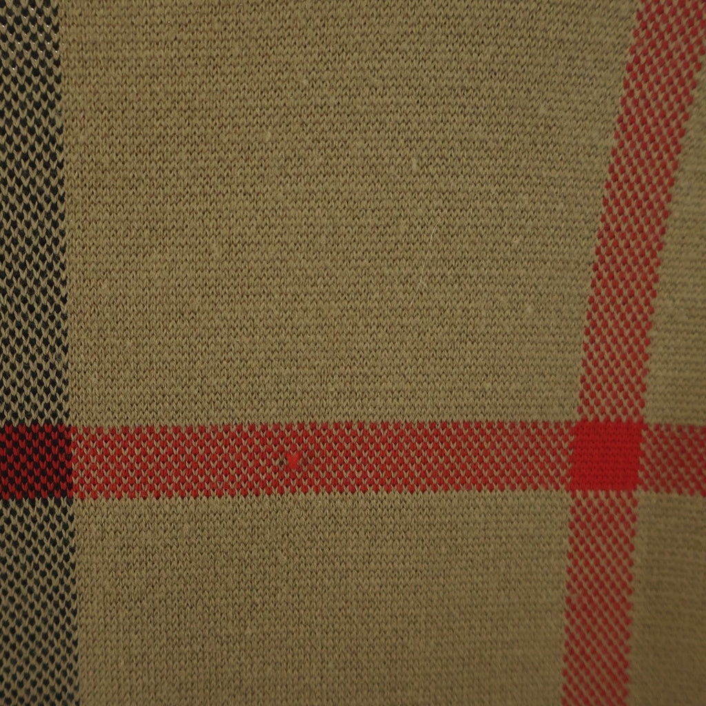 BURBERRY(バーバリー) CHECK TECHNICAL WOOL JACQUARD SWEATER ノバチェック テクニカルウールジャガード クルーネックニット セーター ブラウン 8039152
