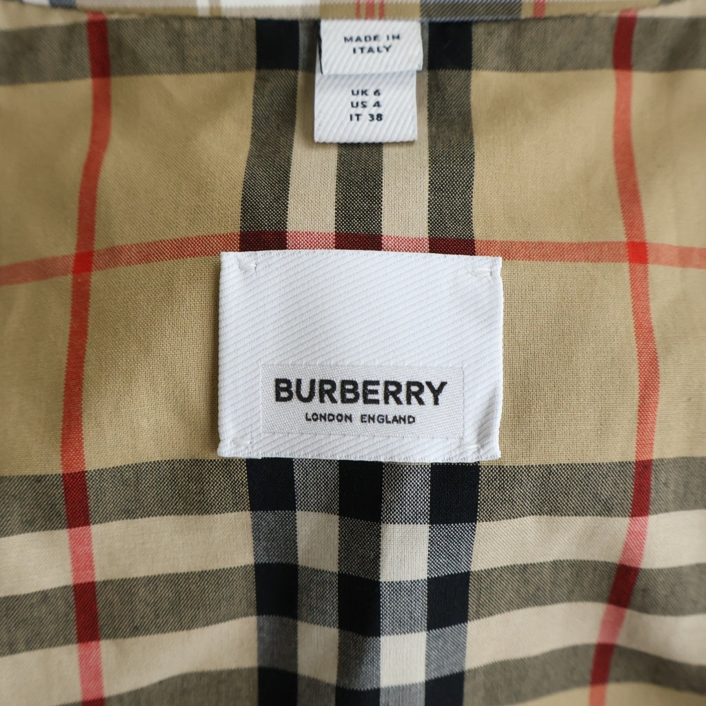 BURBERRY(バーバリー) VINTAGE CHECK ヴィンテージチェック LOVEペイント ジップアップジャケット ブルゾン ブラウン 8037313