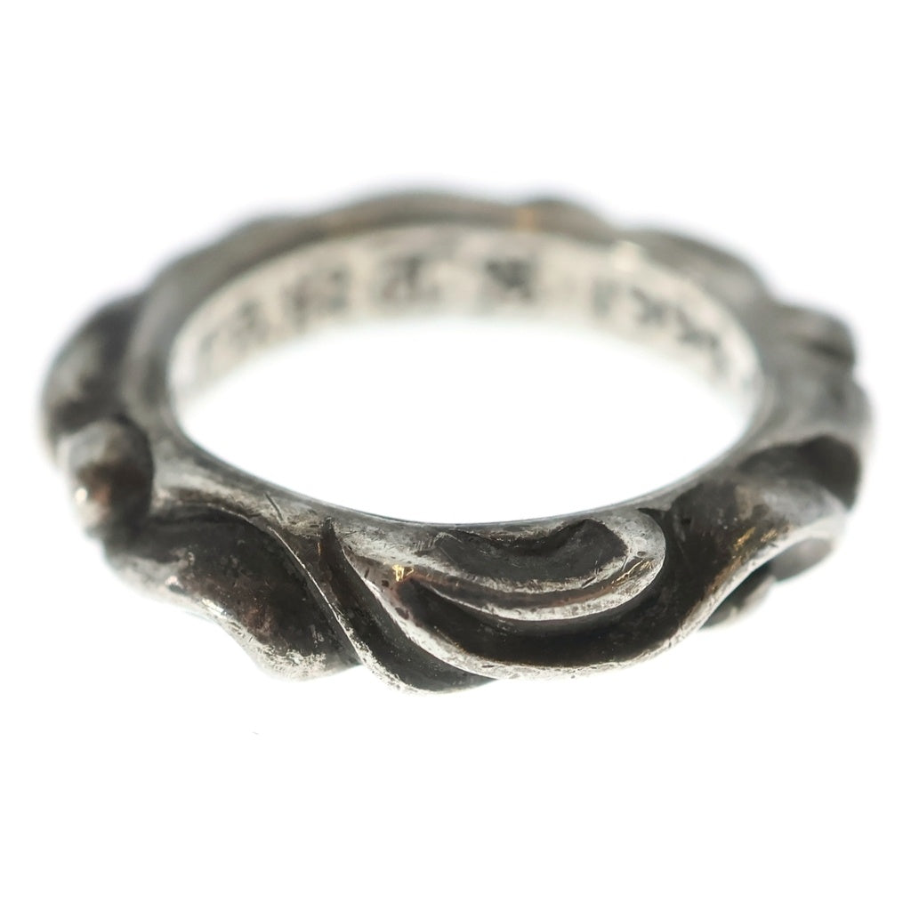 CHROME HEARTS(クロムハーツ) SCRL BAND スクロールバンド リング シルバー BCA351 レディース