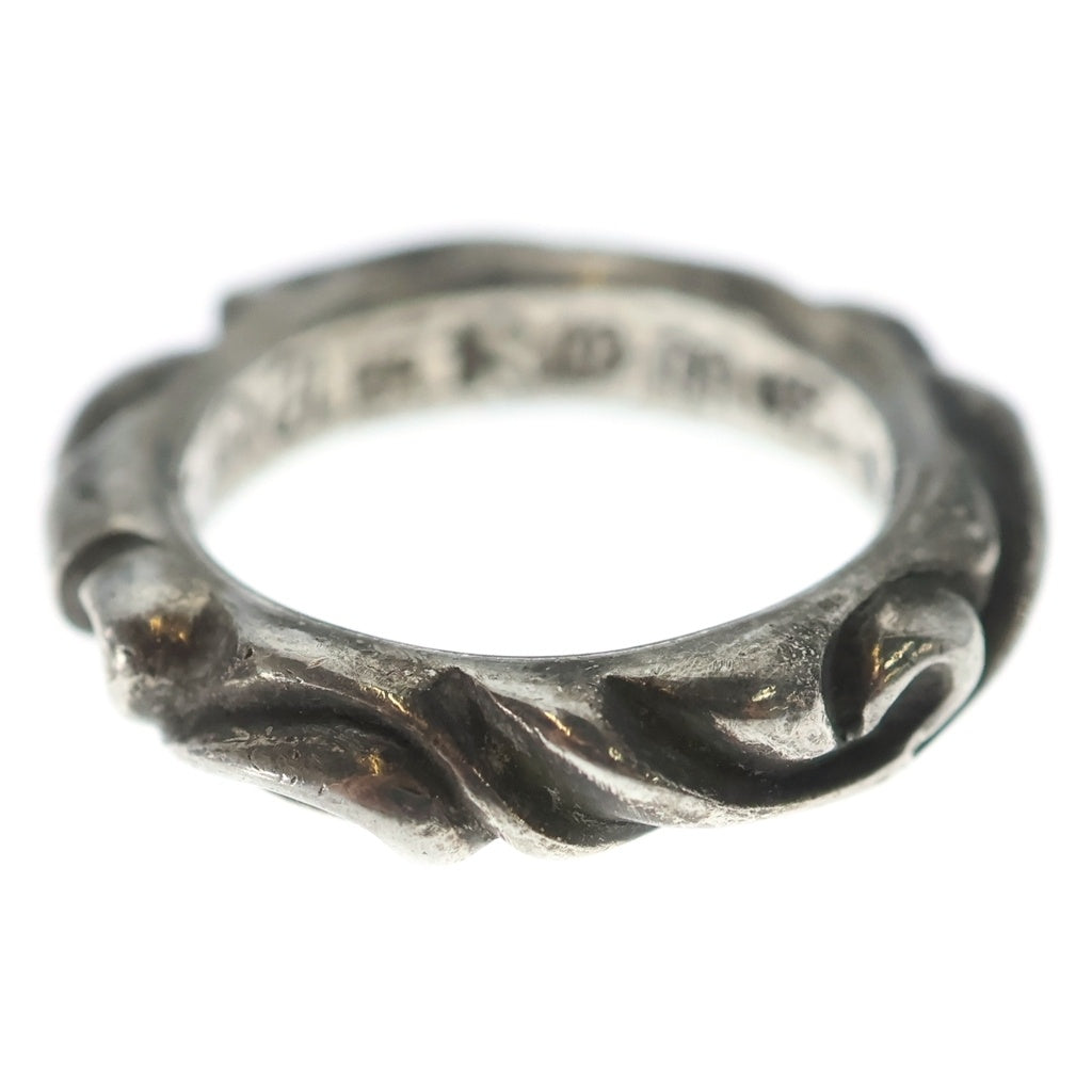 CHROME HEARTS(クロムハーツ) SCRL BAND スクロールバンド リング シルバー BCA351 レディース