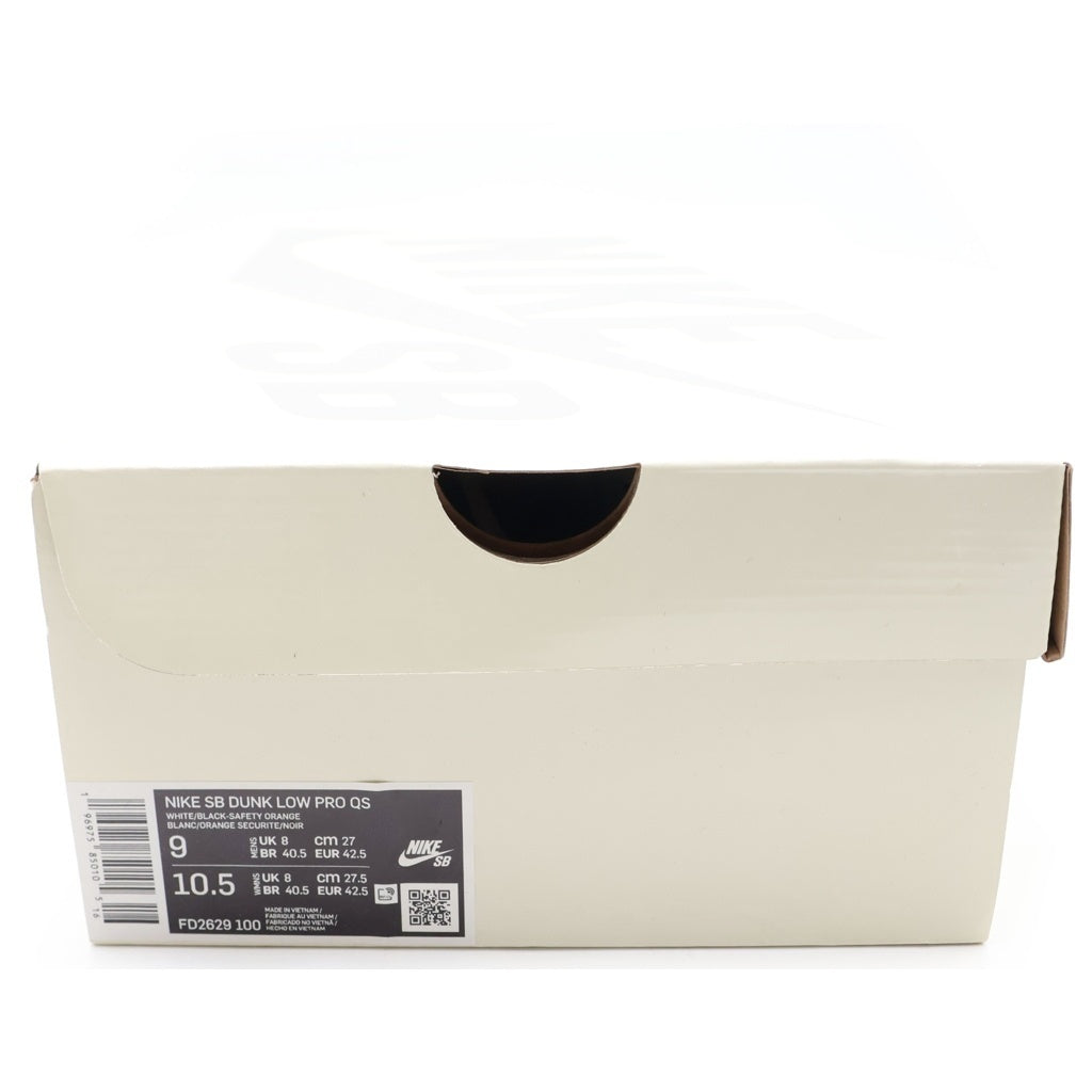 NIKE SB(ナイキエスビー) ×TIGHTBOOTH DUNK LOW PRO QS タイトブース ダンク ローカットスニーカー ホワイト/ブラック US9/27cm FD2629-100