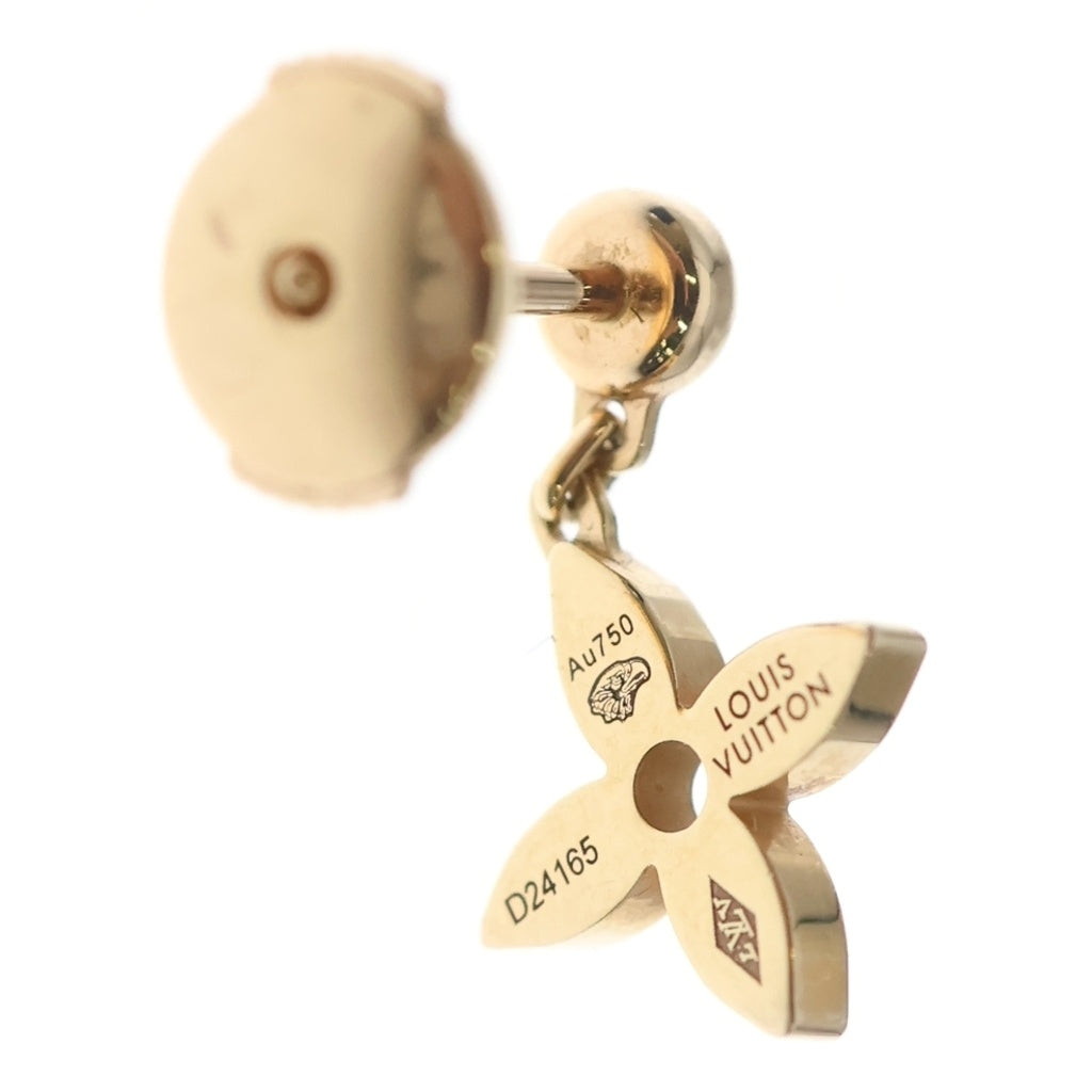 LOUIS VUITTON(ルイヴィトン) ピュス モノグラム イディール 1Pダイヤ ピアス ピンクゴールド K18PG Q96169 片耳 レディース