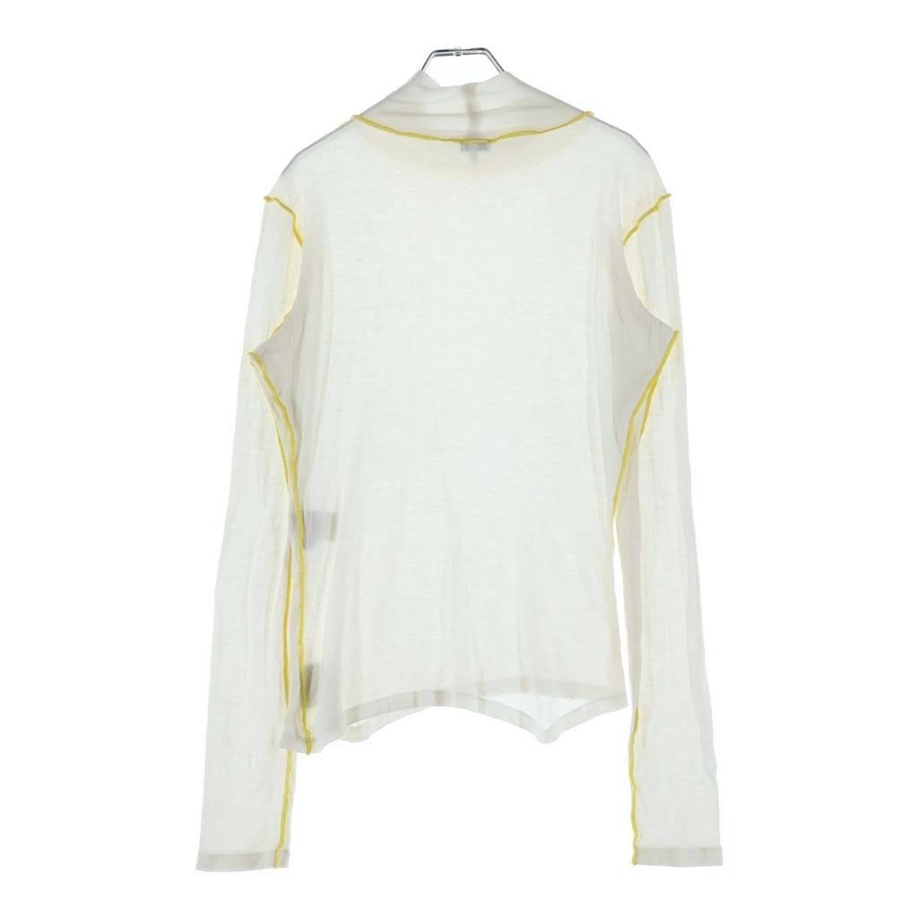 LOEWE(ロエベ) アナグラム ロゴパッチ ハイネック長袖Tシャツ カットソー レディース ホワイト S540Y07X60