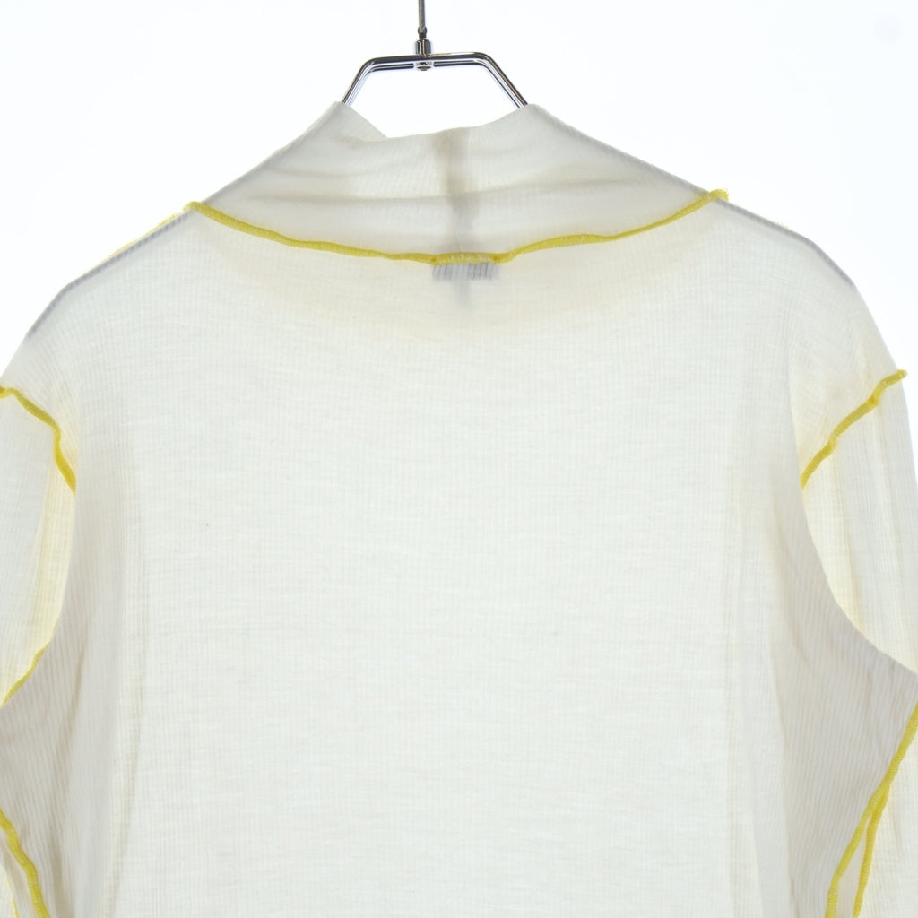 LOEWE(ロエベ) アナグラム ロゴパッチ ハイネック長袖Tシャツ カットソー レディース ホワイト S540Y07X60