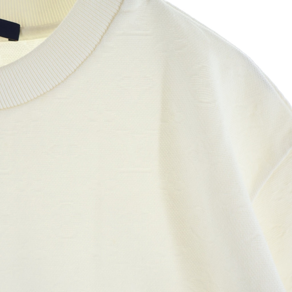 LOUIS VUITTON(ルイヴィトン) 22AW シグネチャー3Dポケット モノグラム クルーネック半袖Tシャツ カットソー ホワイト RM222Q TCL HIY49W