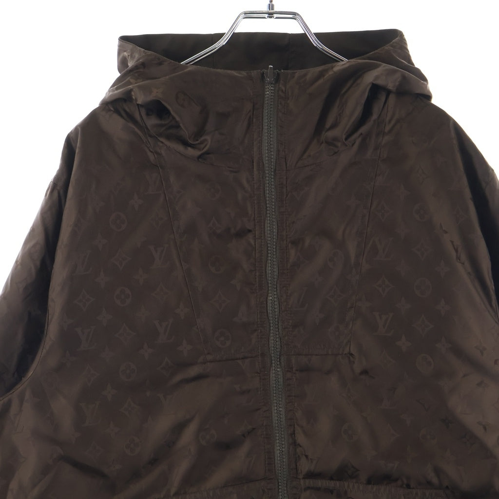 LOUIS VUITTON(ルイヴィトン) 22SS Monogram Reversible Jacket モノグラム総柄 リバーシブル フーデッドナイロンジャケット ブラウン RM221Q DD4 HLB46W