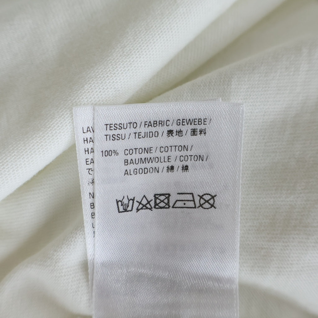 BALENCIAGA(バレンシアガ) BBロゴ フロントプリント クルーネック半袖Tシャツ カットソー ホワイト 594579 TGV60