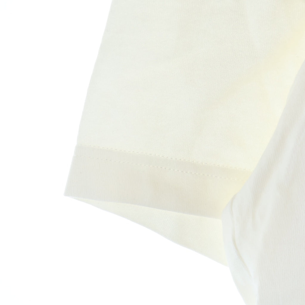 LOUIS VUITTON(ルイヴィトン) 23SS コットン ハイブリッド ナイロン切替 クルーネック半袖Tシャツ カットソー ホワイト RM232M NPG HPY10W