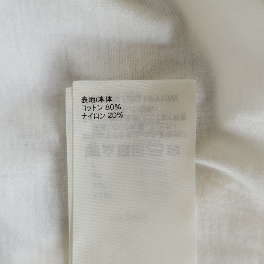 LOUIS VUITTON(ルイヴィトン) 23SS コットン ハイブリッド ナイロン切替 クルーネック半袖Tシャツ カットソー ホワイト RM232M NPG HPY10W