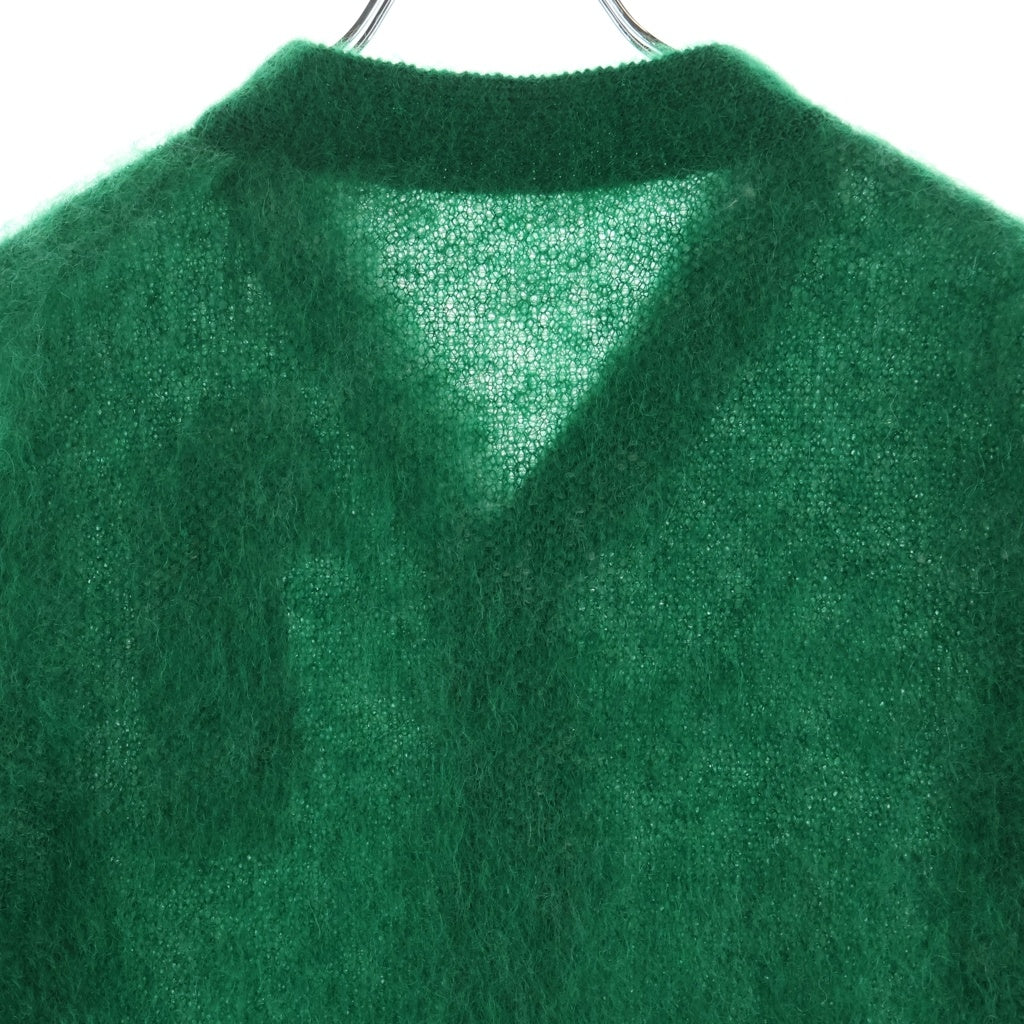 Sacai(サカイ) MOHAIR KNIT CARDIGAN ウール混 モヘア ニットカーディガン グリーン SCM-066