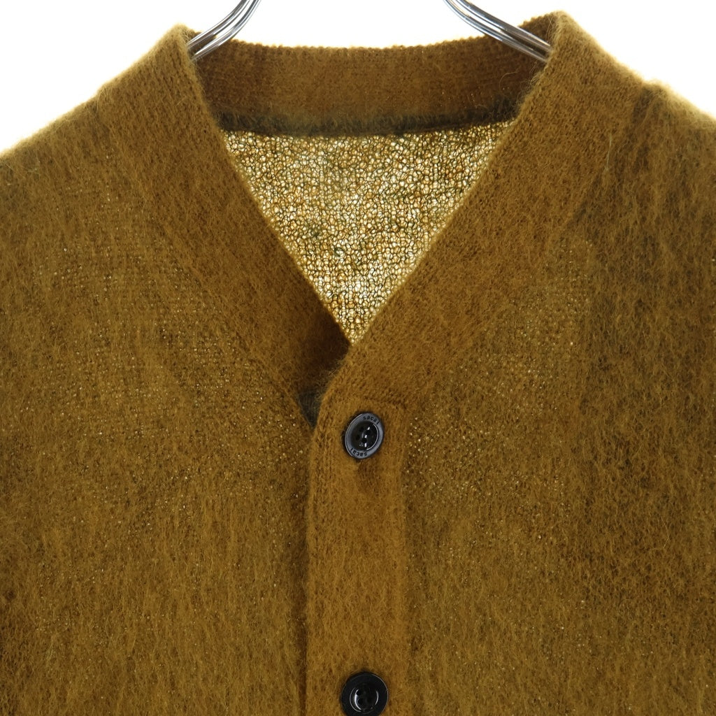 Sacai(サカイ) MOHAIR KNIT CARDIGAN ウール混 モヘア ニットカーディガン ブラウン SCM-066