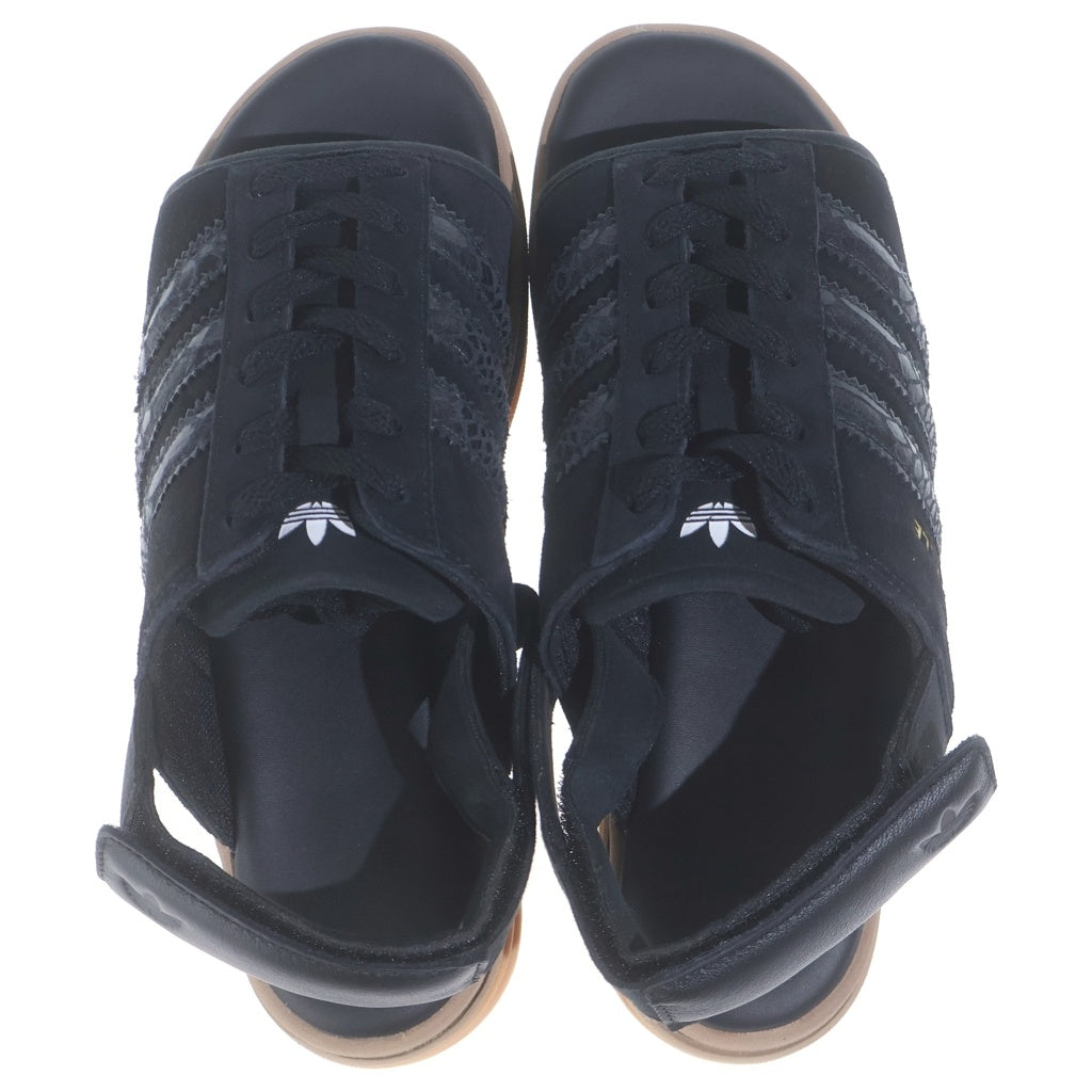 adidas(アディダス) WMNS GAZELLE BOLD SANDAL ガゼル ボールド サンダル ブラック/ブラウン US9.5/26.5cm HQ4688